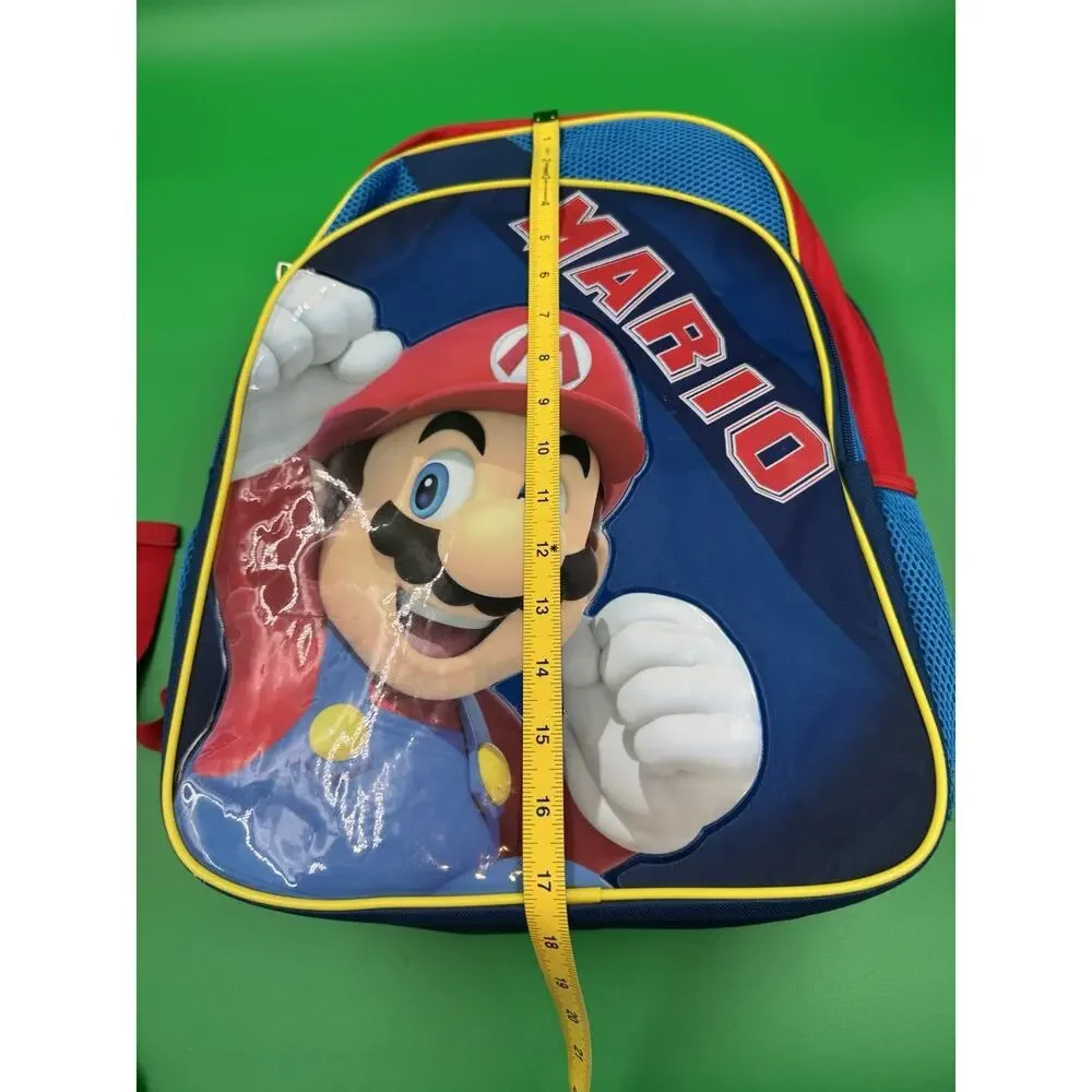 Super Mario Brothers backpack featuring Mario on the front‎